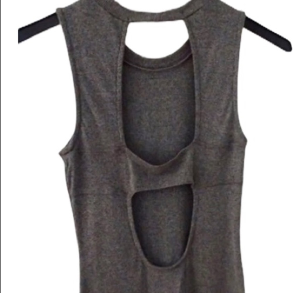 COPY - Grey fitted dress